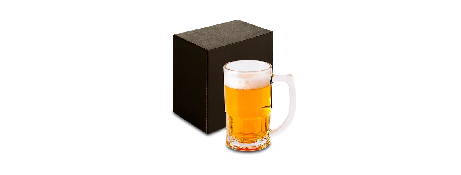 Caneca de Vidro para Chopp ou Cerveja. Capacidade: 340 ml