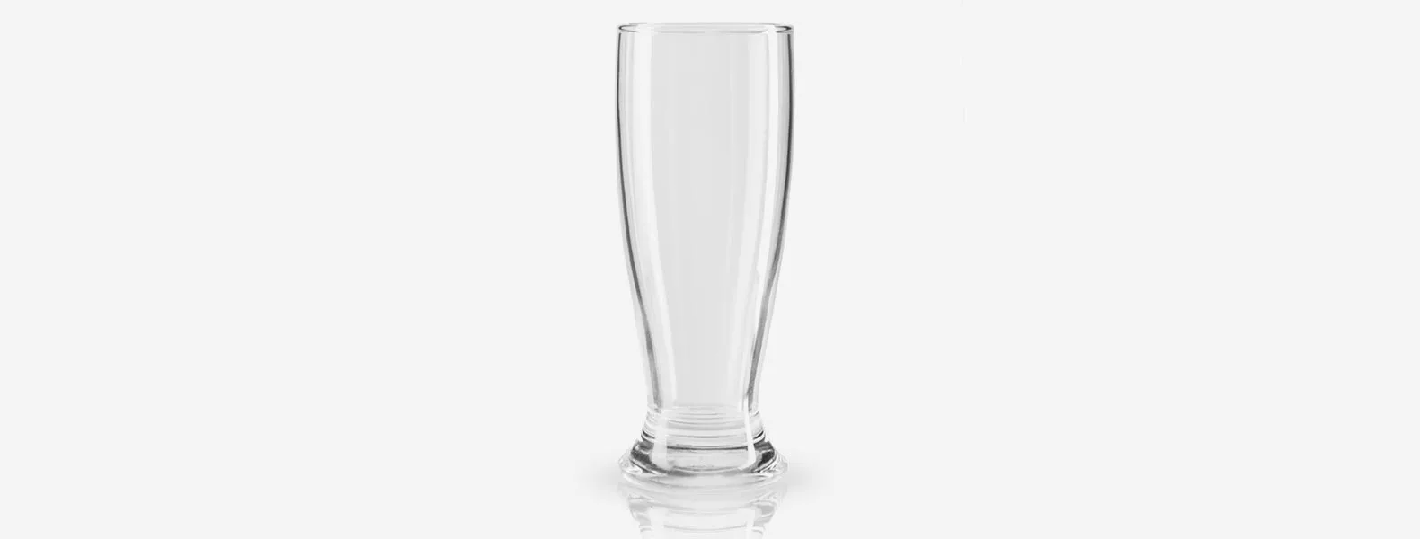 Conjunto composto por quatro copos em vidro do tipo Lager de 200ml, perfeitamente acomodados em uma caixa kraft com tampa. Ideal para chopps ou cervejas do tipo Pilsen.
