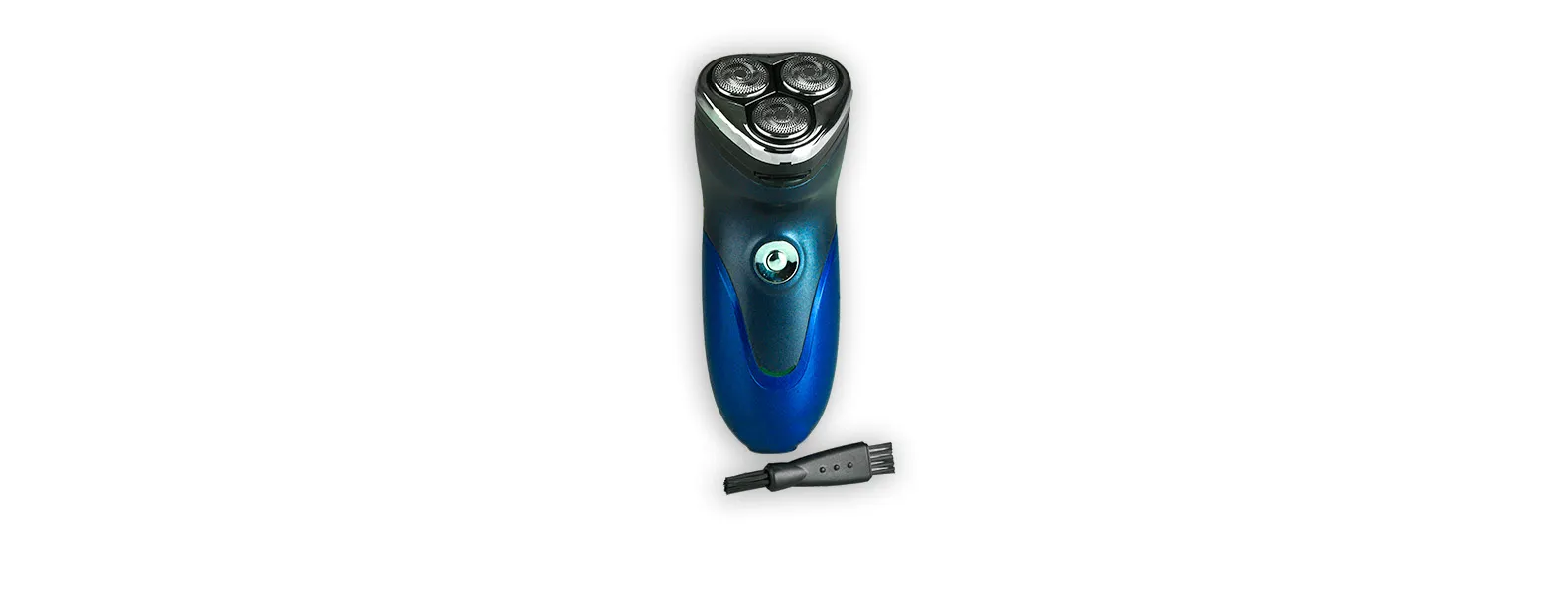 Kit barbeador, depilador e aparador.Composto por depilador e aparador à pilha (Não inclusas) e barbeador à bateria (Carregador 220v).