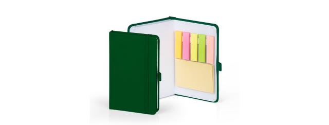 caderneta-verde-80-folhas-e-marca-pagina-com-5-cores