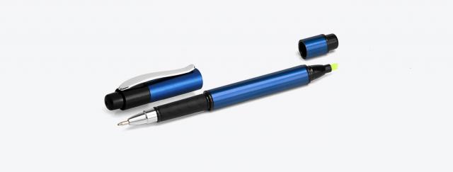 caneta-em-aluminio-2x1-azul-anodizado-esfero-e-marca-texto