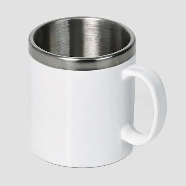 Confeccionada em aço inox escovado com acabamento externo em poliestireno branco. Mantém por mais tempo a temperatura de bebidas quentes ou geladas. Ideal para substituir o uso de copos descartáveis e contribuir com o meio ambiente. Utilidade do Produto: Um produto muito útil para manter-se sempre hidratado.