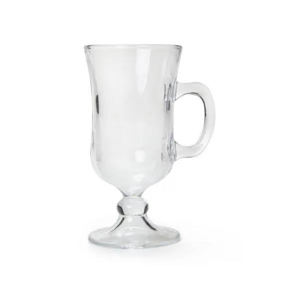 Conta com caneca em vidro com capacidade de 300ml, caneca de vidro p/ café com capacidade de 130ml, caneca em cerâmica branca com capacidade de 230 ml e caneca em alumínio branca.