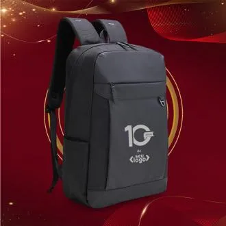 MOCHILA EM POLYESTER/PU - EXECUTIVE - 20L - PRETA