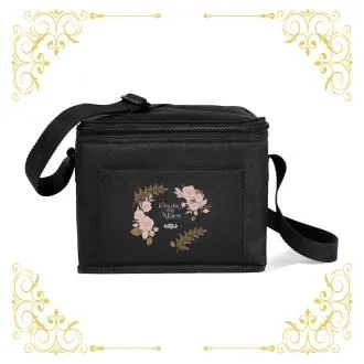 BOLSA TÉRMICA PRETA - 4L - 20x15x16cm -  NÃO IMPERMEÁVEL