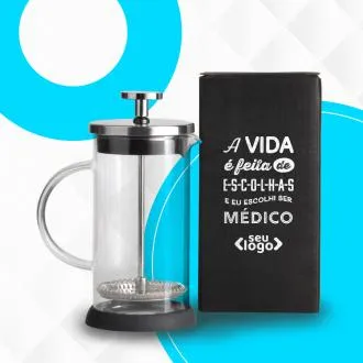 CAFETEIRA PRENSA FRANCESA EM VIDRO - 350ML