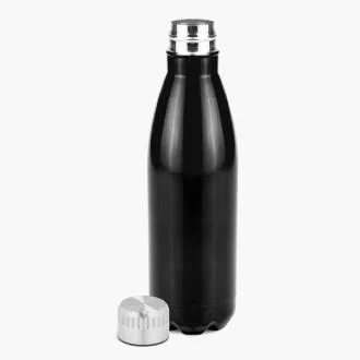 GARRAFA EM AÇO INOX - PRETA - 750ML