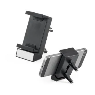 SUPORTE VEICULAR PARA CELULAR EM ABS - 4x7,8x2,5cm - PRETO