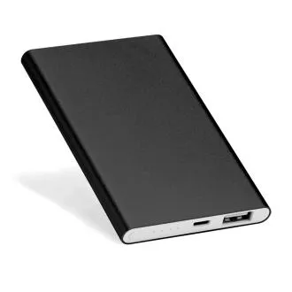 CARREGADOR PORTÁTIL USB PARA CELULAR - 4.400 mAh - PRETO