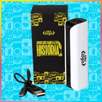 CARREGADOR PORTATIL USB PARA CELULAR - 1.800mAh