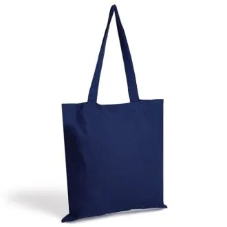 ECOBAG EM ALGODÃO RECICLADO / RPET - 38X42 - AZUL MARINHO