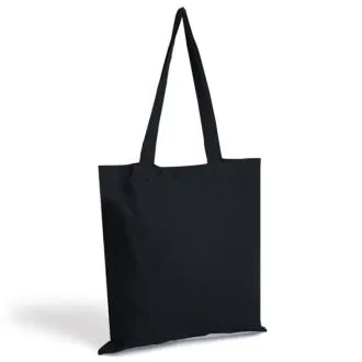 ECOBAG EM ALGODÃO RECICLADO / RPET - 38X42 - PRETA