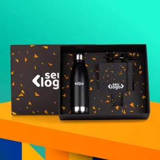 KIT CADERNO E ACESSÓRIOS - 3 PÇS