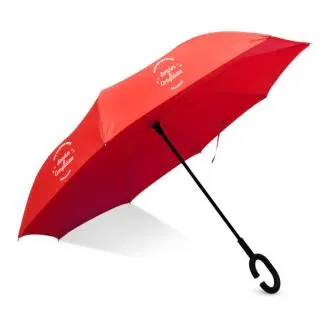 GUARDA-CHUVA INVERTIDO - VERMELHO - 108 CM