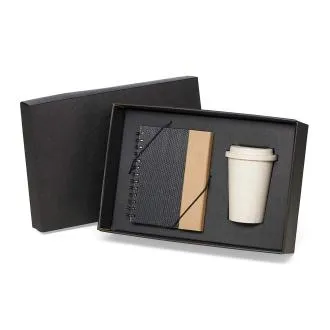 KIT CADERNO, CANETA E COPO