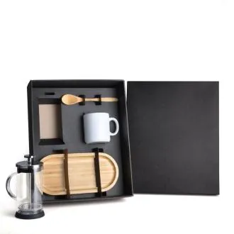 KIT PARA CAFÉ COM PRENSA FRANCESA - 4 PÇS