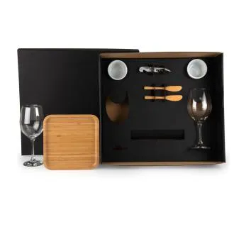 KIT PARA PETISCO / VINHO - 8 PÇS