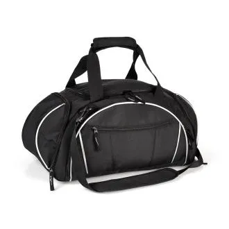 MALA ESPORTIVA EM NYLON / POLYESTER 300D PRETO - 35L