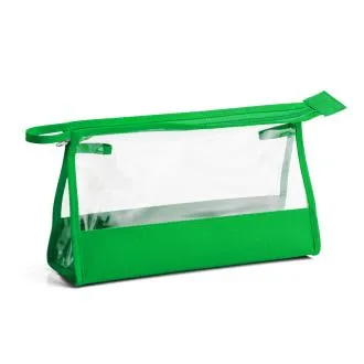 NECESSAIRE EM NYLON 600 PVC VERDE