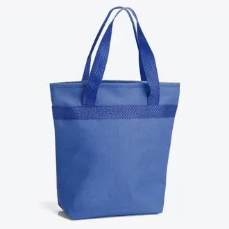 SACOLA TÉRMICA EM NYLON 600 - AZUL - 5L - 20,5x8x27cm